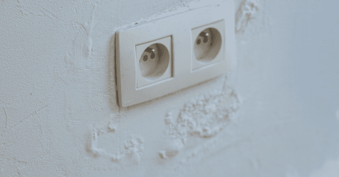 Vochtplekken op de muur